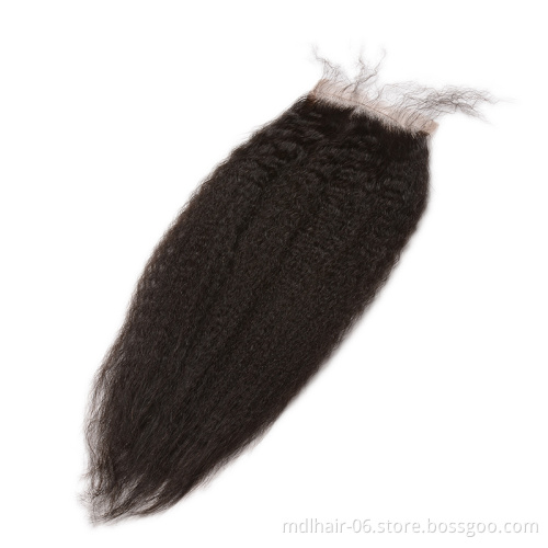 Wholesale Virgin Hair Vendors Mink Peruvian Lace Frontal Closure With Baby Hair 4X4 2X6 5X5 13X4 13X6 6X6 7X7 360 Lace Closure